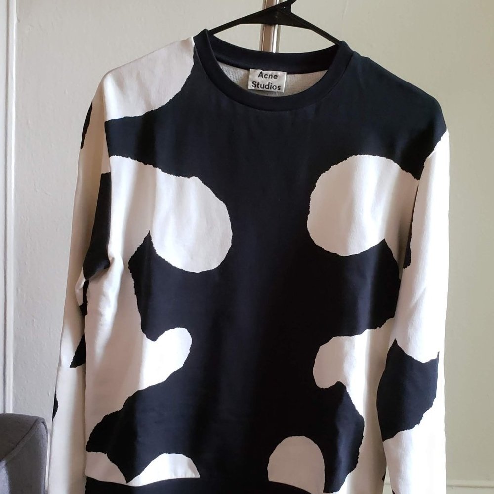 Acne Casey Waves Crewneck